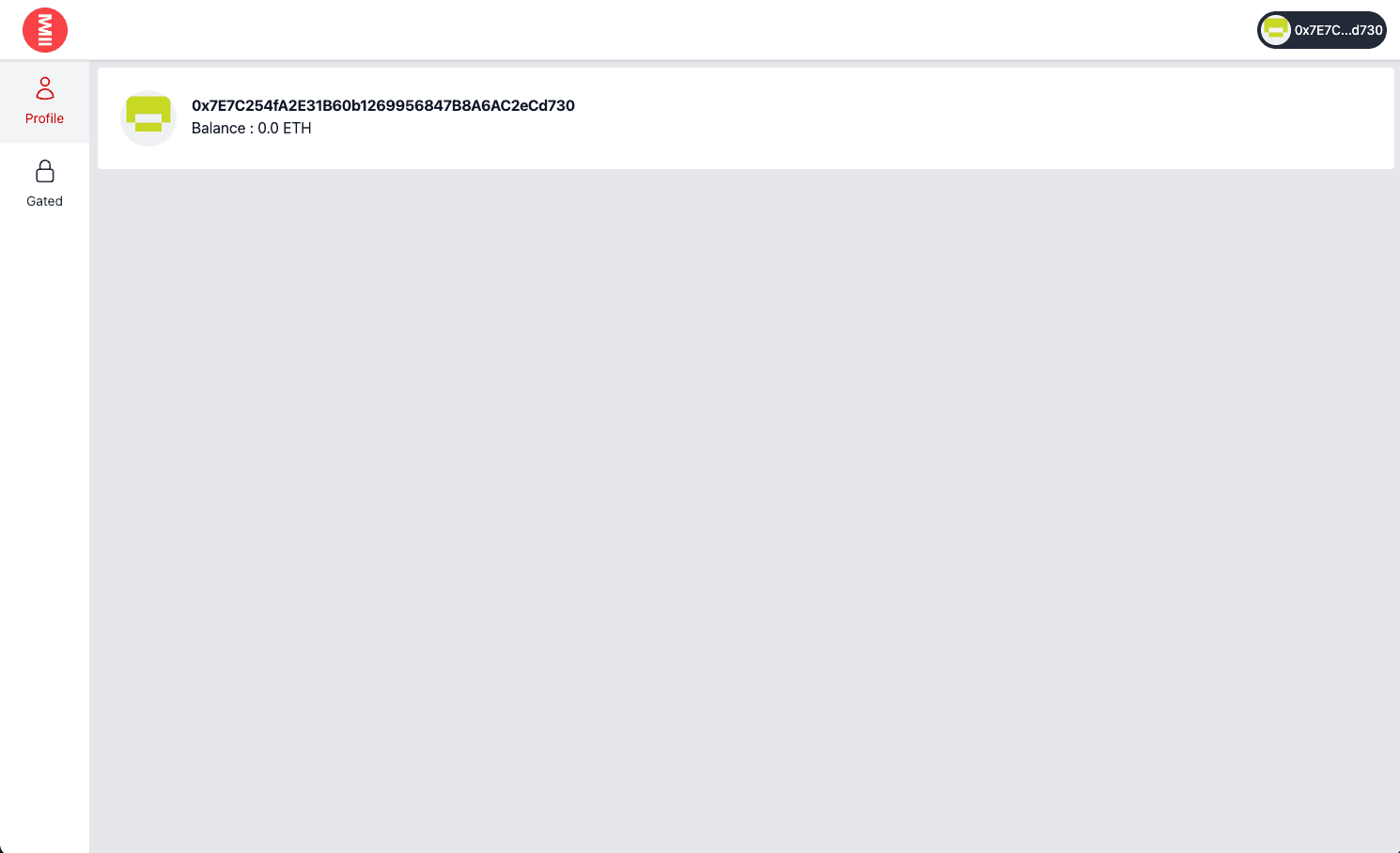 profile page screenshot